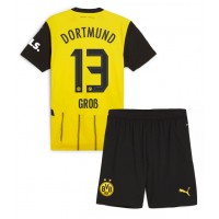 Borussia Dortmund Pascal Gross #13 Hemmatröja Barn 2024-25 Kortärmad (+ Korta byxor)